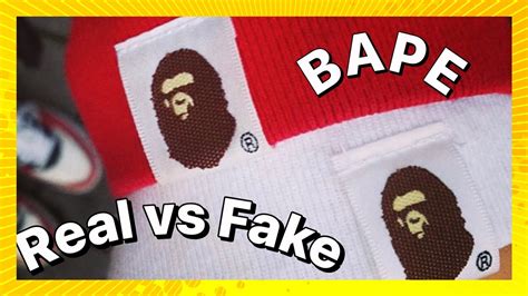 adidas x bape jacket real vs fake|how to tell if bapes are real.